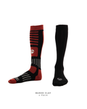 ELUDE 2 PACK SOCK - BAKED CLAY