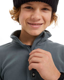 BOYS MICROFLEECE 1/4 ZIP - STORMY WEATHER