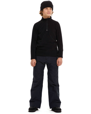 BOYS MICROFLEECE 1/4 ZIP - TRUE BLACK