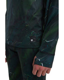 MENS CREW NECK TOP - EMERALD GRUNGE